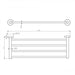 Classic Gun Metal Towel Rack technical drawing