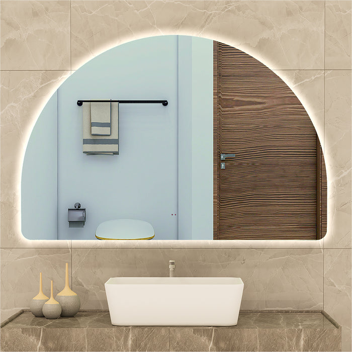 Arlo Arched Touchless 1200 x 800 LED Mirror - Three Light Temperatures