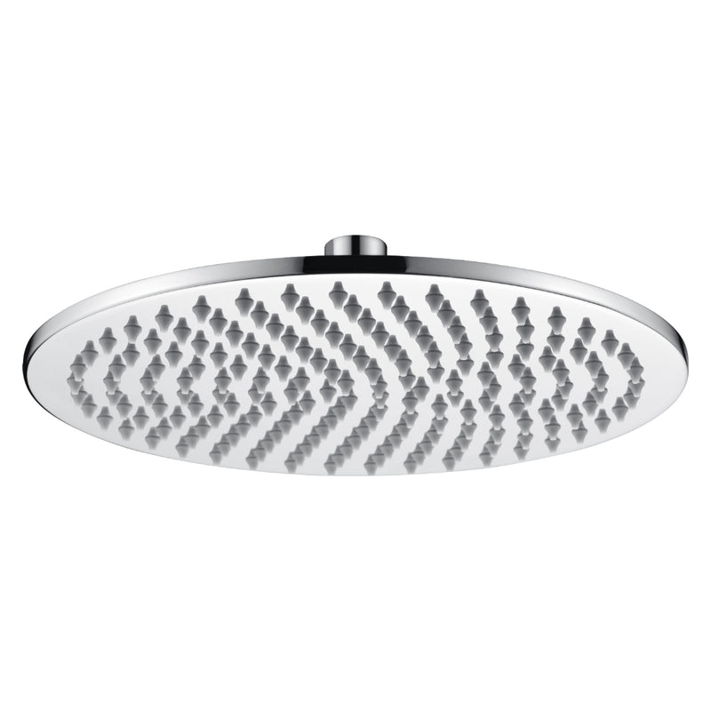 Classic Chrome 250mm Round Shower Head - Acqua Bathrooms
