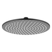 Classic Matte Black 250mm Round Shower Head - Acqua Bathrooms