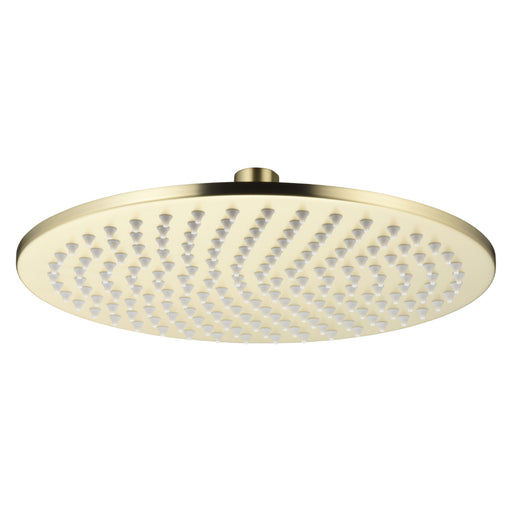 Classic Brushed Gold 250mm Round Shower Head - Acqua Bathrooms