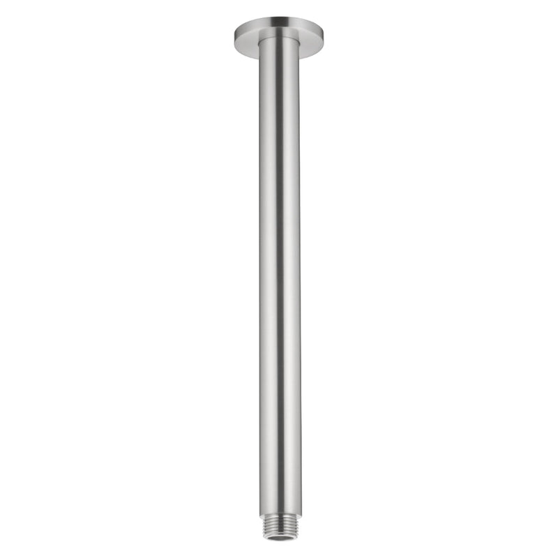 Classic Chrome 300mm Round Ceiling Arm - Acqua Bathrooms