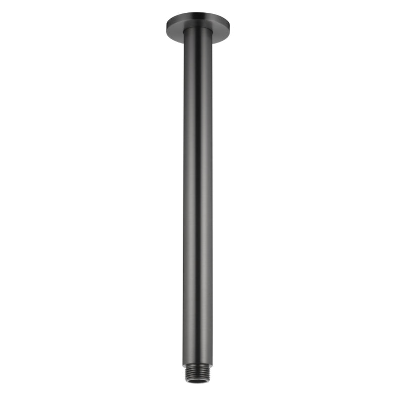 Classic Gun Metal 300mm Round Ceiling Arm - Acqua Bathrooms