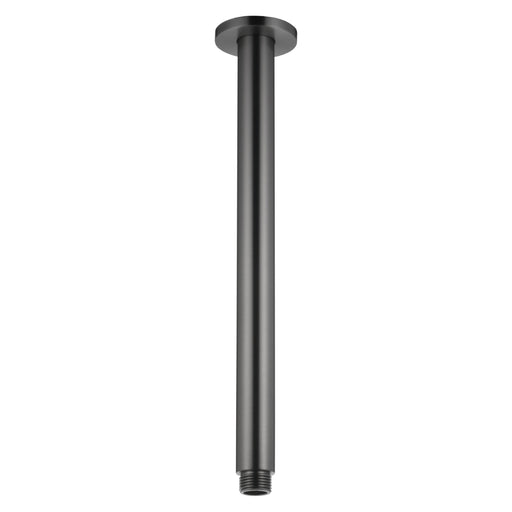 Classic Gun Metal 300mm Round Ceiling Arm - Acqua Bathrooms