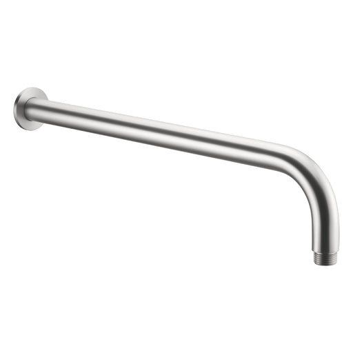 Classic Brushed Nickel Curved Shower Arm - Acqua Bathrooms