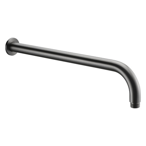 Classic Gun Metal Curved Shower Arm - Acqua Bathrooms
