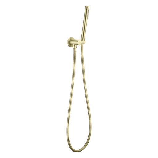 Classic Brushed Gold Slim Hand Held Shower - Acqua Bathrooms