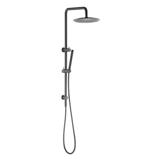 Classic Gun Metal Multifunction Shower Rail Set - Acqua Bathrooms