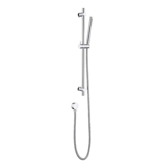 Classic Chrome Slim Shower Rail Set