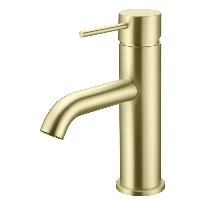 Classic Brushed Gold Basin Mixer - Acqua Bathrooms
