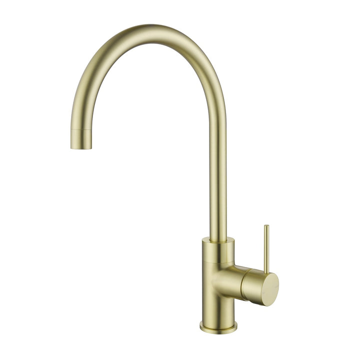 Classic Brushed Gold Kitchen Mixer