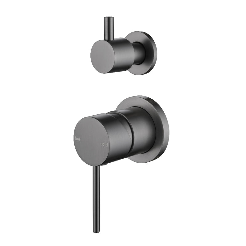 Classic Gun Metal Separate Wall Mixer Diverter
