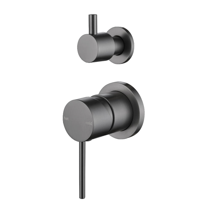 Classic Gun Metal Separate Wall Mixer Diverter