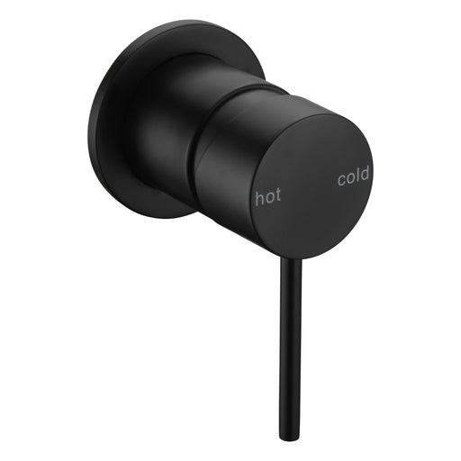 Classic Matte Black Wall Mixer - Acqua Bathrooms