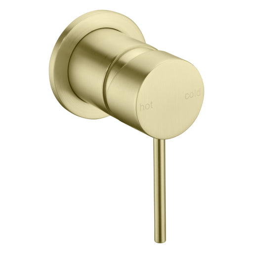 Classic Brushed Gold Wall Mixer - Acqua Bathrooms