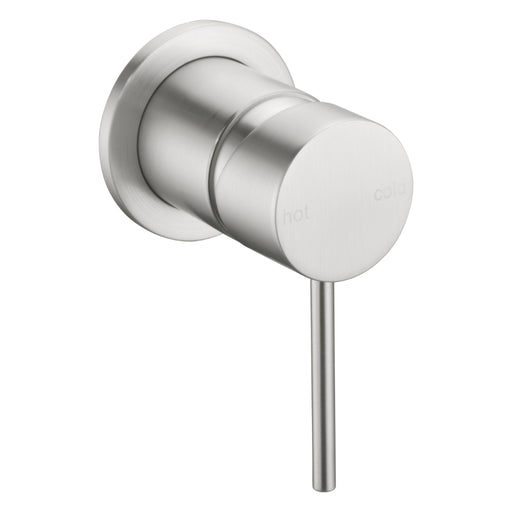 Classic Brushed Nickel Wall Mixer - Acqua Bathrooms