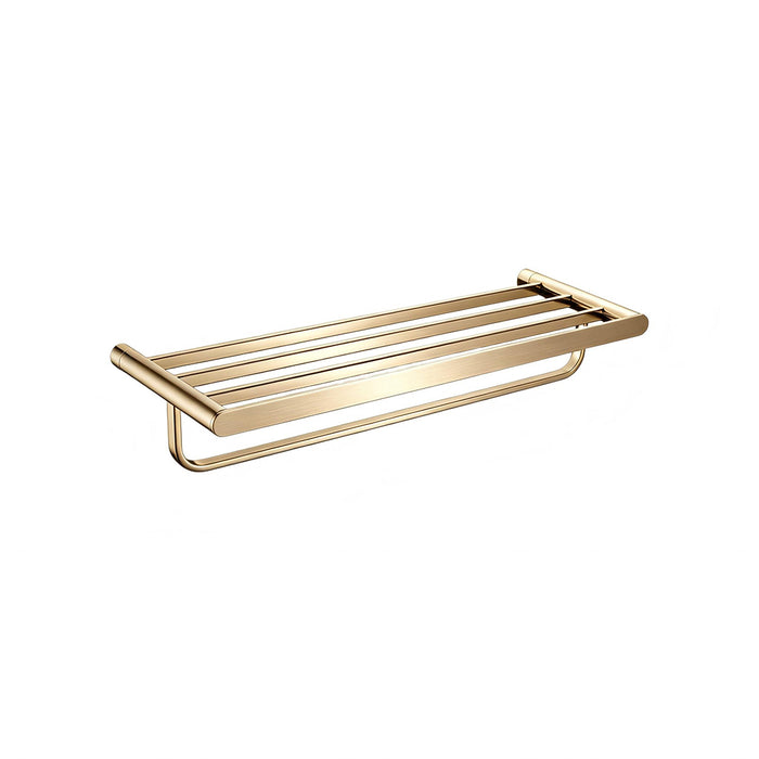 Glamour Brushed Gold Towel Rack