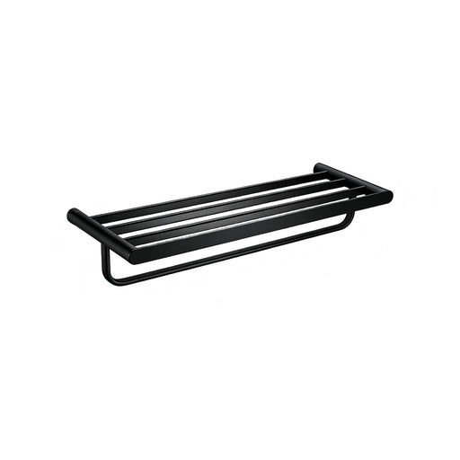 Glamour Matte Black Towel Rack