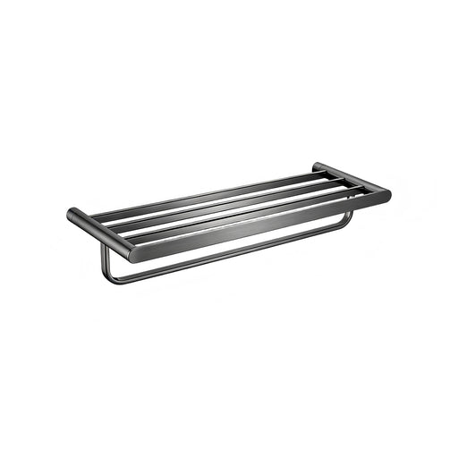 Glamour Gun Metal Towel Rack