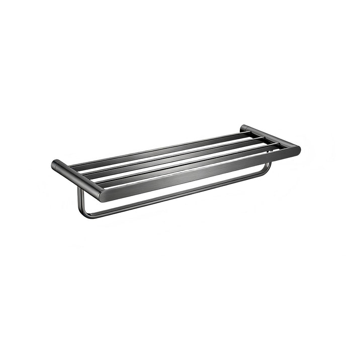 Glamour Gun Metal Towel Rack