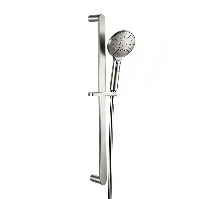 Classic Brushed Nickel Shower Rail