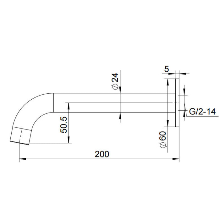 Classic Chrome Basin & Bath Spout