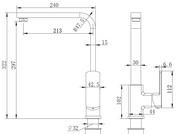 Exclusive Chrome Kitchen Mixer - Acqua Bathrooms