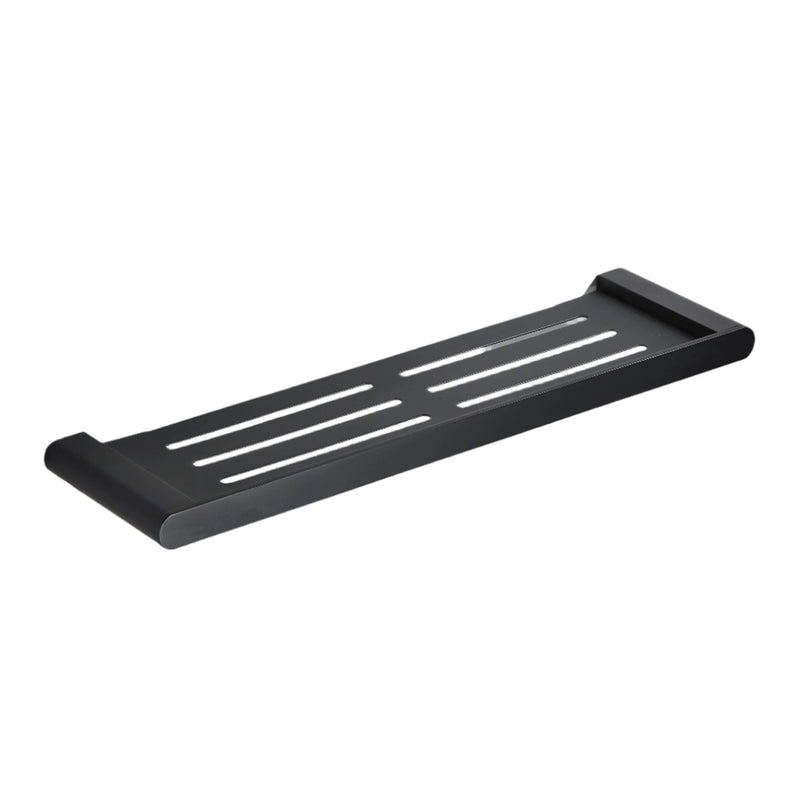 Glamour Matte Black Shower Shelf - Acqua Bathrooms