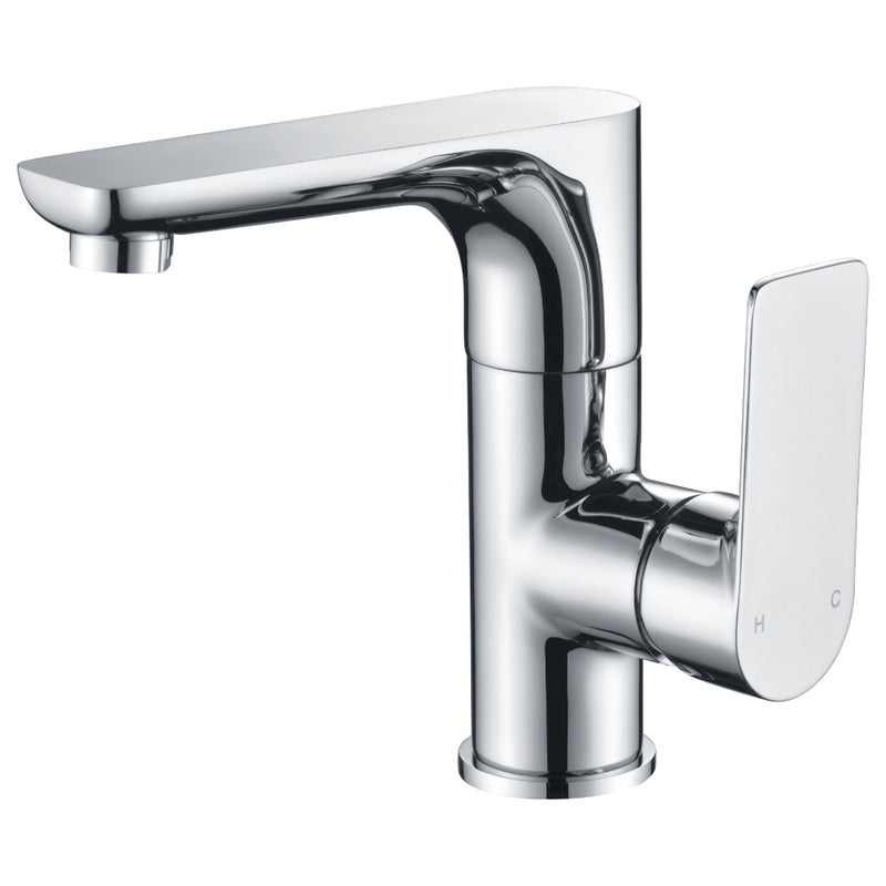Glamour Chrome Swivel Basin Mixer - Acqua Bathrooms