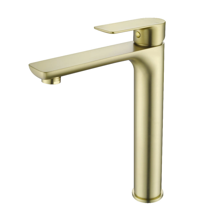 Glamour Brushed Gold Tall Basin Mixer