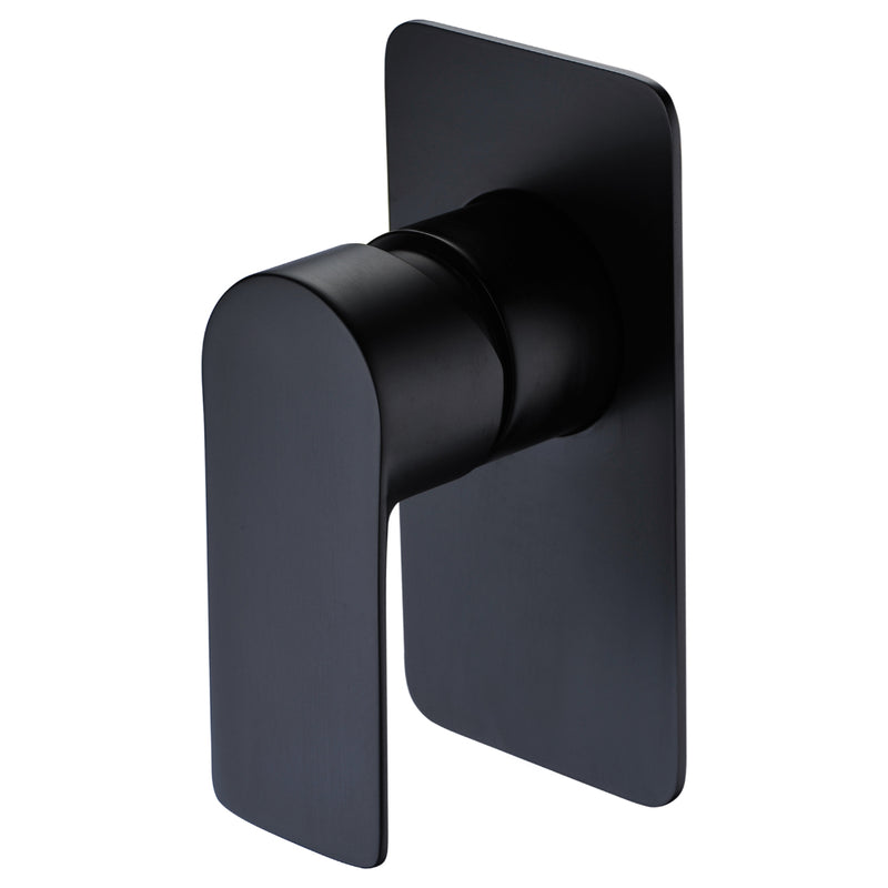 Glamour Matte Black Wall Mixer - Acqua Bathrooms