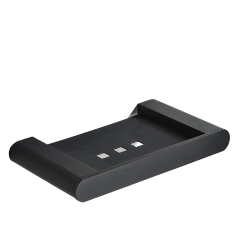 Glamour Matte Black Soap Holder - Acqua Bathrooms