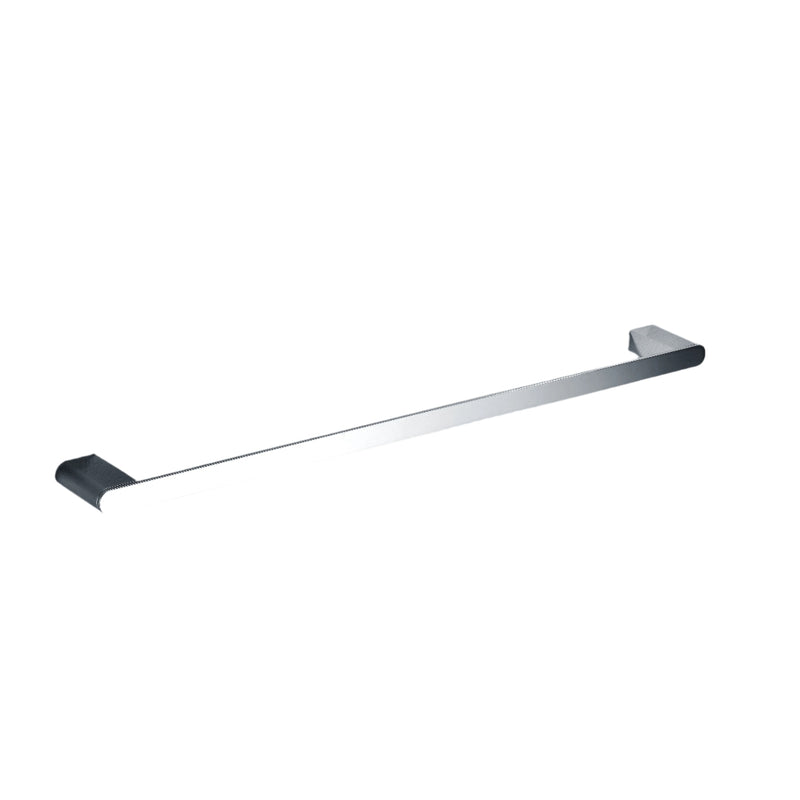 Glamour Chrome 800mm Single Towel Rail - Acqua Bathrooms