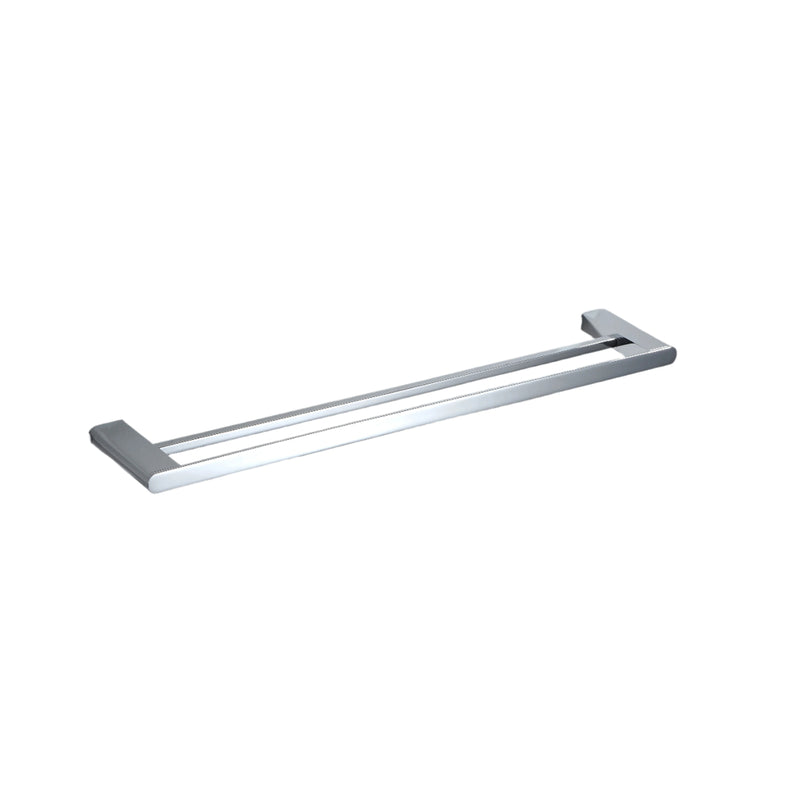 Glamour Chrome 800mm Double Towel Rail - Acqua Bathrooms