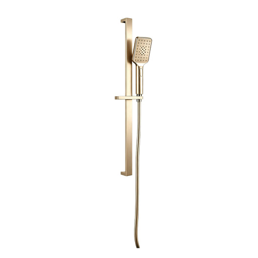 Glamour Brushed Gold Shower Rail
