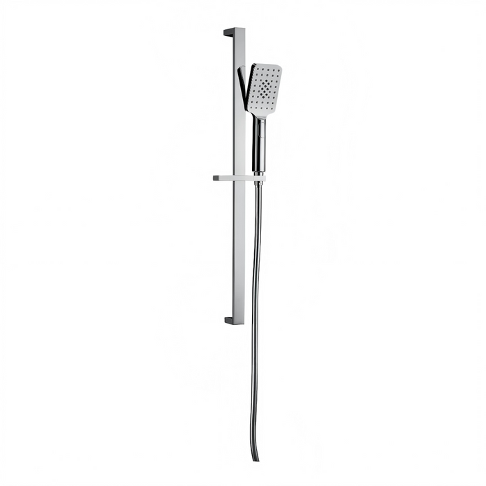 Glamour Chrome Shower Rail