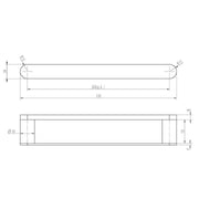 Mosman Chrome Guest Towel Holder - Acqua Bathrooms