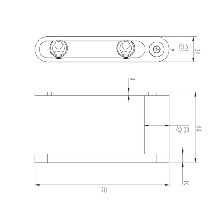 Mosman Chrome Toilet Paper Holder - Acqua Bathrooms
