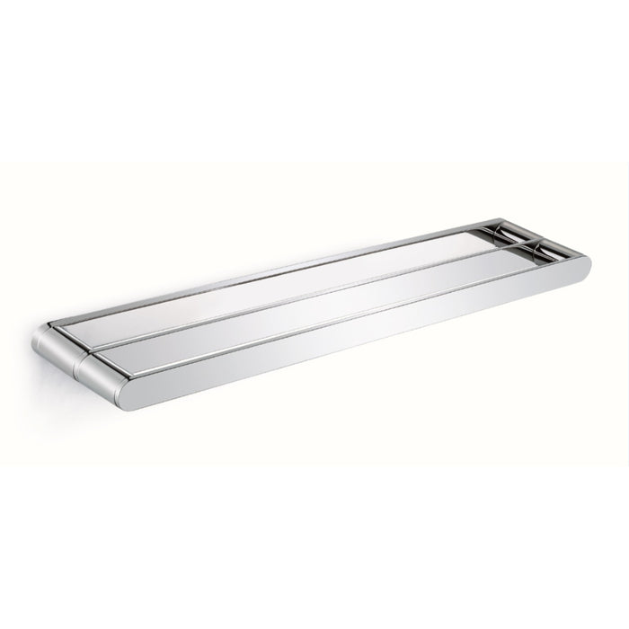Mosman Chrome 600mm Double Towel Rail - Acqua Bathrooms