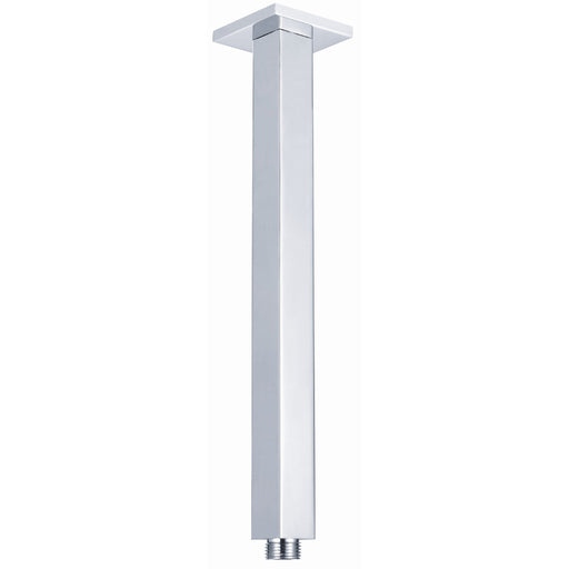 Luxury Chrome 450mm Square Ceiling Arm - Acqua Bathrooms