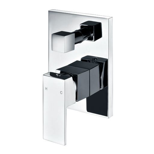 Luxury Chrome Wall Diverter Mixer - Acqua Bathrooms