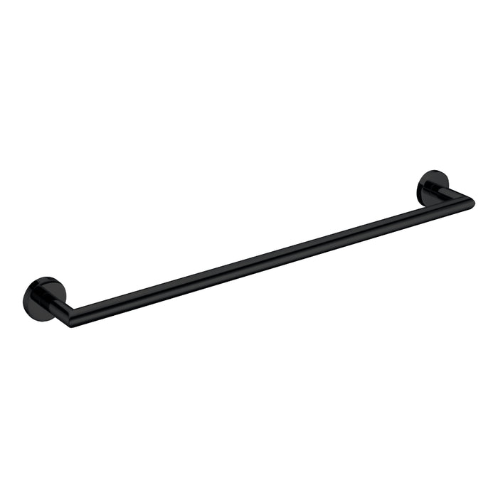 Parker Matte Black 750mm Single Towel Holder - Acqua Bathrooms