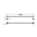 Parker Chrome 750mm Single Towel Holder - Acqua Bathrooms