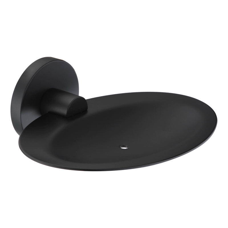 Parker Matte Black Soap Holder - Acqua Bathrooms