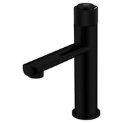 Payten Matte Black Push Basin Mixer - Acqua Bathrooms