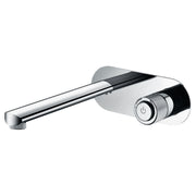 Payten Chrome Push Wall Basin Mixer & Bath Spout - Acqua Bathrooms