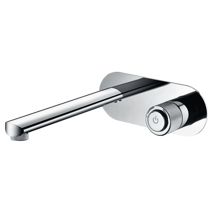Payten Chrome Push Wall Basin Mixer & Bath Spout - Acqua Bathrooms