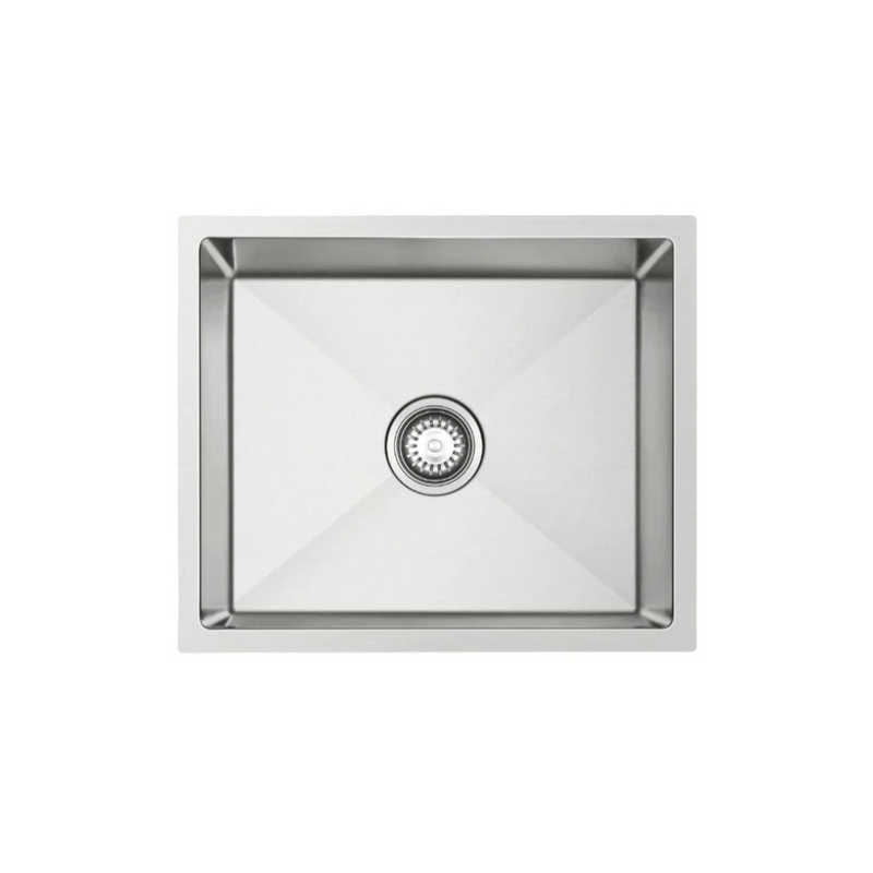 540 x 450 x 220mm Nano Glazed Brushed Stainless Steel Sink