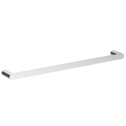 Classic Brushed Nickel 600mm Single Towel Holder - Acqua Bathrooms