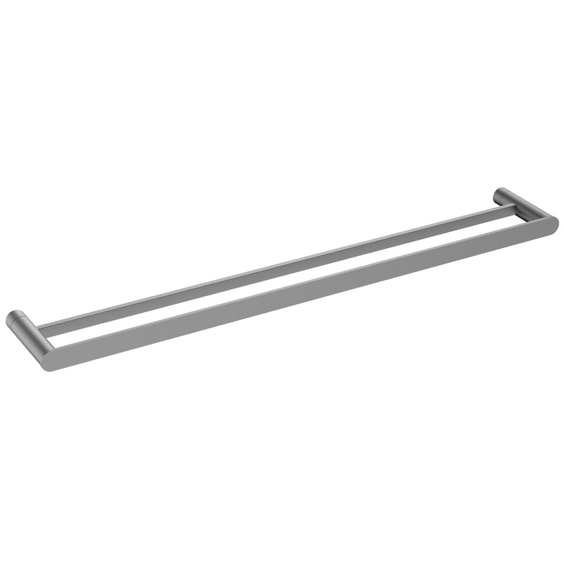 Classic Gun Metal 750mm Double Towel Holder - Acqua Bathrooms